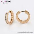 96090 xuping fashion latest gold earring designs Hoop earring in 18k plating china wholesale